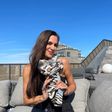 SILKETØRKLÆDE - SAFARI STRIPE