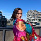 SILKETØRKLÆDE - CRIMSON AURA