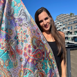 SILKETØRKLÆDE - BOHEMIAN BLOOM